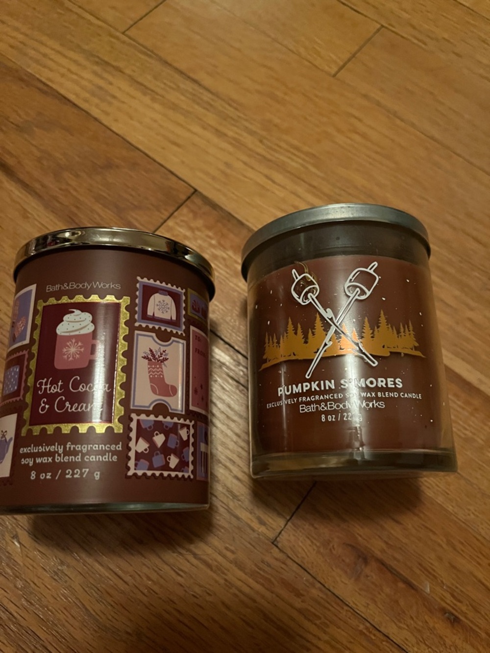 Bath & Body Works Pumpkin S'mores Brown Scented Soy Candle price firm